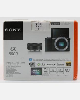 SONY ALPHA 5000 KIT CON 16-50MM NERA  ELE-0122 ZYQ