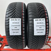 2 gomme 205 50 17 Michelin 4stagione