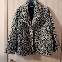 giacca in ecopelliccia taglia 56