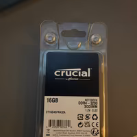 RAM DDR4-3200 Crucial 16Gb Notebook