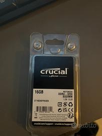 RAM DDR4-3200 Crucial 16Gb Notebook