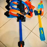 Pista Hot wheels schianti rotanti