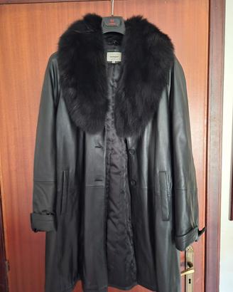 Cappotto in vera pelle