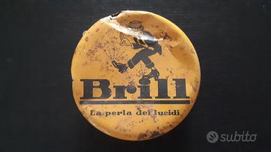 scatola latta lucido da scarpe brill perla lucidi