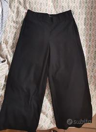 pantaloni neri Zara ampi XS