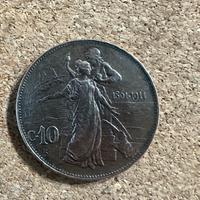 Moneta 10 centesimi del 1911