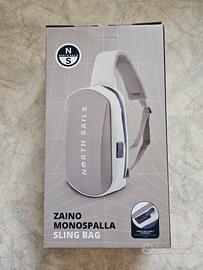 Zaino Monospalla North Sails Grigio Bianco