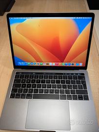 MacBook Pro 13” i5 Touch Bar 512 GB SSD e 8 GB RAM