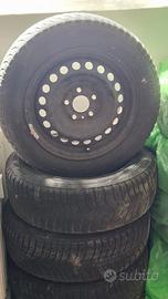 4 cerchi in ferro 205/60R16 ET40 (usati su Juke)