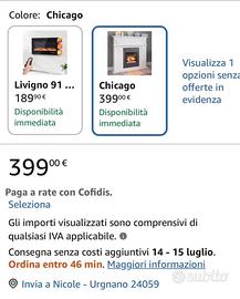 Caminetto elettrico NUOVO