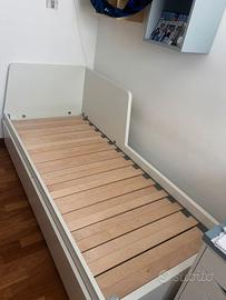 Letto divano IKEA FLEKKE bianco con 2 cassetti
