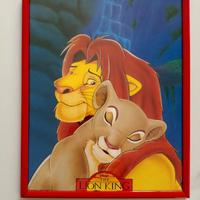 Quadretto Walt Disney “Il Re Leone” con cornice ro