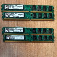 RAM Kingoston DDR2 2GB 800Mhz -2 coppie (PC2-6400)