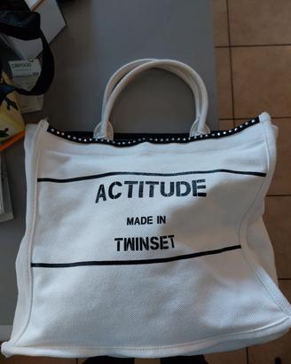 Borsa in tela Twinset