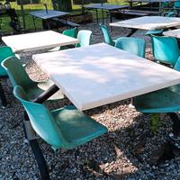 tavoli vintage mensa bellini milano