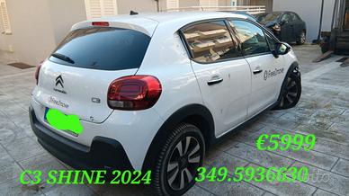 Citroen C3 SHINE INCIDENTATA SINISTRATA MONDIALCAR