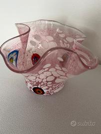 Vaso fazzoletto Murano