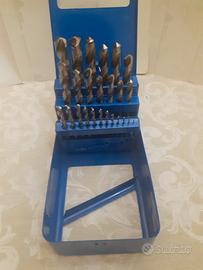 set punte trapano in acciaio 