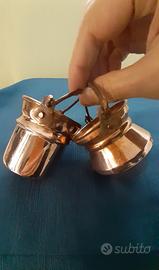 8 micro pentole in rame