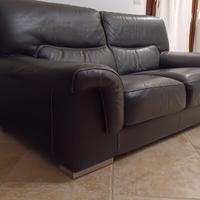  divano in vera pelle 