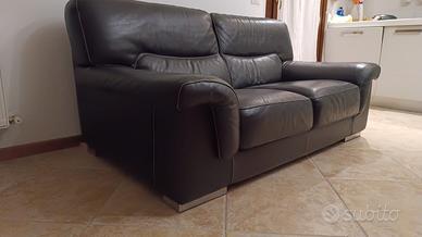  divano in vera pelle 