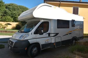 CAMPER mansardato con GARAGE 2300 MJ130 CV