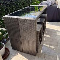 Bancone bar da giardino