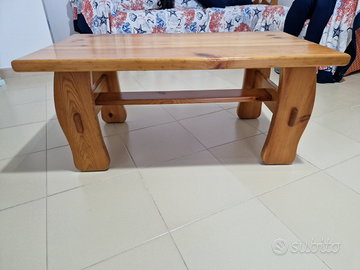 Tavolino pino di svezia