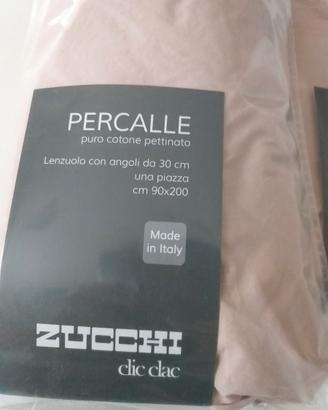 Lenzuolo e federa NUOVI ZUCCHI CLICK CLACK