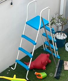 scaletta per piscina fuori terra