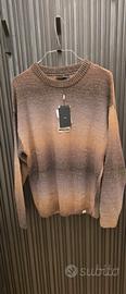 Maglia Girocollo Dégradé Liu Jo Uomo in Lana  xl