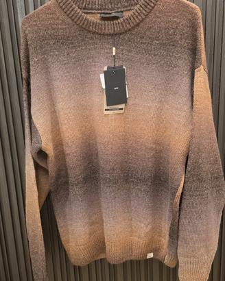 Maglia Girocollo Dégradé Liu Jo Uomo in Lana  xl