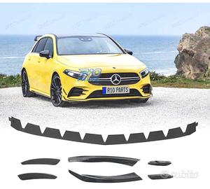 SPOILER LIP ANTERIORE + SPLITTER PER MERCEDES CLAS