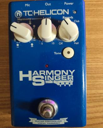 pedale harmonizer TC Helicon ed effetti voce