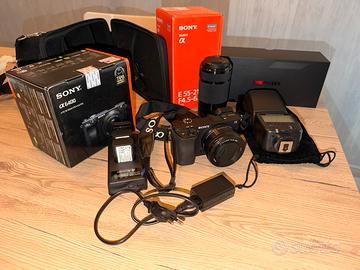 Sony alpha A6400 kit 16-50 COME NUOVA