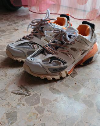 BALENCIAGA TRACK WHITE/ORANGE – ORIGINALI