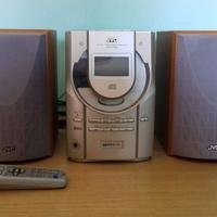 Impianto  Stereo compatto JVC UX-V5R con due Casse