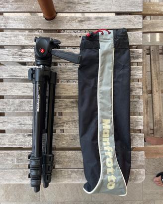 Cavalletto Manfrotto 7301YB completo testa e borsa