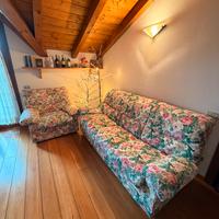 divano letto con poltrona