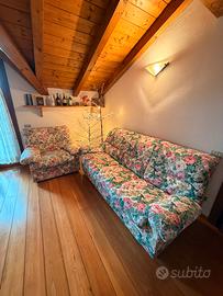 divano letto con poltrona