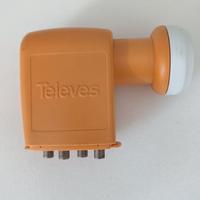 Televes 747701 LNB Offset Quattro 4 Uscite