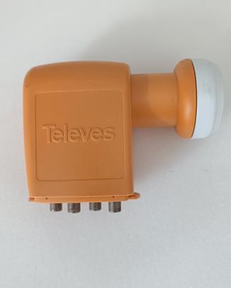 Televes 747701 LNB Offset Quattro 4 Uscite