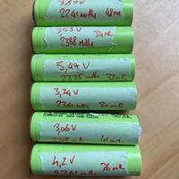 6 batterie litro 18650