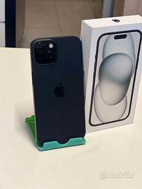 iPhone 15 128GB Nero-Batteria 100% Originale Apple