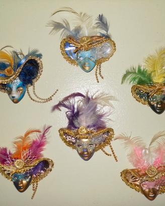 Maschere Carnevale Veneziano con Calamita 6€ cad.