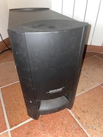 sistema audio BOSE: sub e 2 casse e telecomando