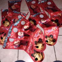 Lotto 10 calze befana Masha e Orso