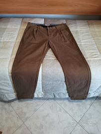 PANTALONE MARRONE UOMO RUMFORD VENEZIA TAGLIA 52 S