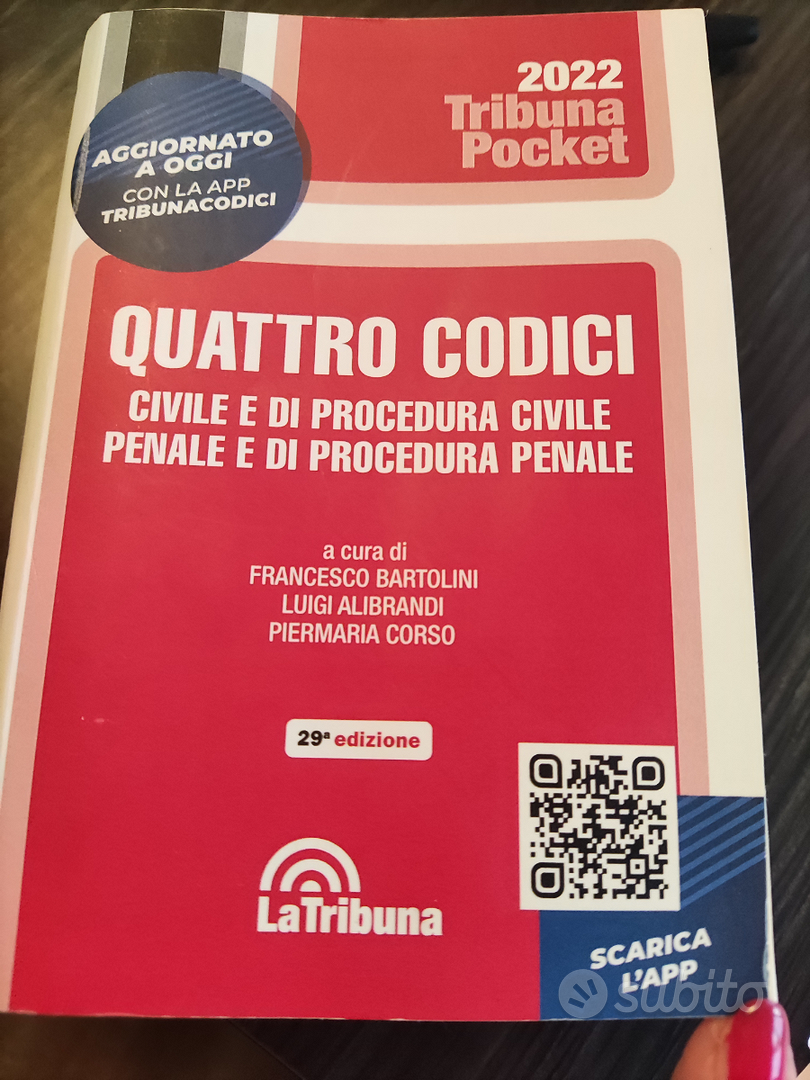 Quattro codici 2024- Vigenti La Tribuna