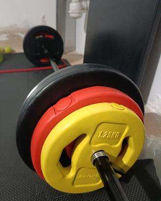 Kit completo Body Pump - 2 bilancieri + pesi (idea